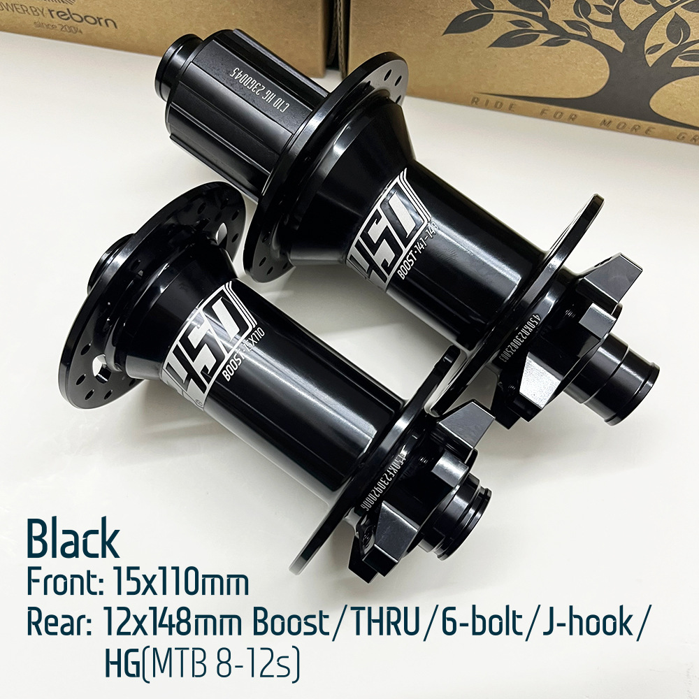 Noir F 15x110+R 12x148 HG