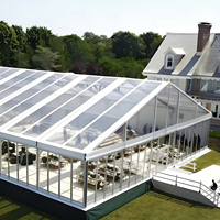 Tente de fête pour grands événements en plein air, tente de discothèque gonflable, tente de salon professionnel géante gonflable avec éclairage