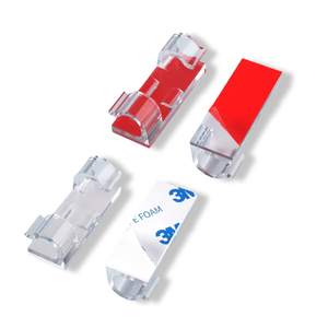 Supports de câbles auto-adhésifs (lot de 100), organiseurs de câbles réseau, clips de câblage pour salle serveur, supports de fils améliorés, organisateurs de cordons muraux - Product Image 2
