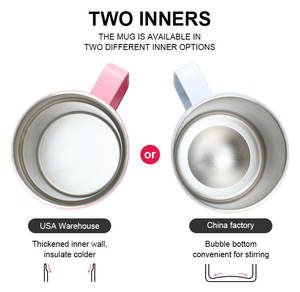 Taza de Viaje de Acero Inoxidable de Doble Pared Personalizada de 12oz, 14oz, 16oz, Taza de Camping con Asa - Product Image 5