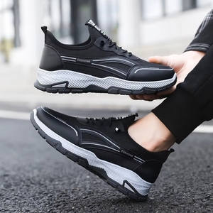 Zapatillas Deportivas para <span class=keywords><strong>Hombre</strong></span>, Transpirables, con Parte Superior de Tejido, Suela de Goma Antideslizante, para Correr, Senderismo y Trekking al Aire Libre - Product Image 2