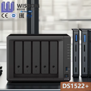 Synology DiskStation <span class=keywords><strong>DS1522</strong></span>+, Centro de Almacenamiento de Datos Versátil para el Hogar y la Oficina, Nuevo Modelo - Product Image 1