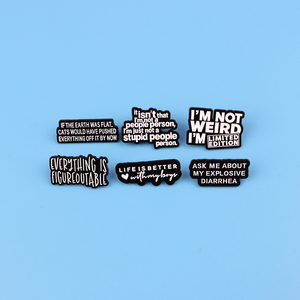 Spilla smaltata con citazioni umoristiche a tema 'Adulthood', distintivo da risvolto per zaino, accessori per abbigliamento, gioielli divertenti, regali per amici - Product Image 2