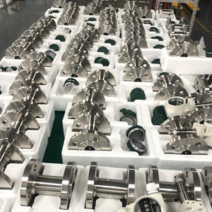 Pemancar aliran turbin Digital saniter tinggi, Input 4-20ma Meter baja tahan karat pengukuran elektronik pengukur air minyak OEM - Product Image 5