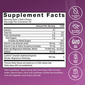 Gomitas <span class=keywords><strong>para</strong></span> <span class=keywords><strong>el</strong></span> Crecimiento <span class=keywords><strong>del</strong></span> <span class=keywords><strong>Cabello</strong></span> OEM/ODM, Sabor a Bayas Mixtas con Biotina y Lustriva, <span class=keywords><strong>Suplemento</strong></span> Dietético Efectivo en 3 Semanas Contra <span class=keywords><strong>la</strong></span> Caída <span class=keywords><strong>del</strong></span> <span class=keywords><strong>Cabello</strong></span> y <span class=keywords><strong>para</strong></span> <span class=keywords><strong>el</strong></span> Recrecimiento Capilar - Product Image 5