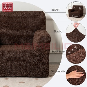 Copridivano reclinabile Premium di lusso rosso antiscivolo e elasticizzato elastico lavabile per divani componibili in salotto - Product Image 6