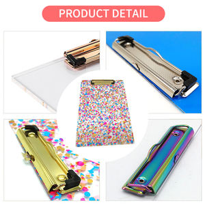 Vendita all'ingrosso su misura A4 ufficio rosa Cast Glitter acrilico foglio 2mm punto blocco blocco <span class=keywords><strong>Tablet</strong></span> taglio Laser materiale plastico - Product Image 4