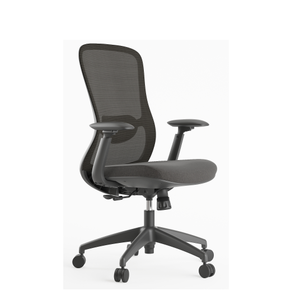 Chaise de bureau ergonomique à dossier haut avec appui-tête et soutien lombaire réglable pour les chaises de personnel - Product Image 3