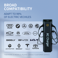 Estación de Carga para Vehículos Eléctricos de CA de 44 kW a Precio de Fábrica, Nueva, Duradera, con Doble Conector Tipo 2, Funciones Inteligentes, Unidades de Carga Montadas en el Suelo
