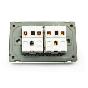 Di lusso in acciaio pannello in acciaio 4 gang 1 way pulsante <span class=keywords><strong>elettrico</strong></span> montato interruttore a parete interruttore di bordo - Product Image 3