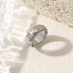 Rotatable Allah Arabic Muslim Religious <b>Islam</b> Waterproof Stainless Steel Non Anti Tarnish Free Fashion <b>Jewelry</b> Rings Wholesale - Product Image 5