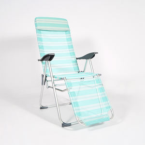 <span class=keywords><strong>Fauteuil</strong></span> inclinable de jardin pliable à 5 positions, gris, en <span class=keywords><strong>aluminium</strong></span>, <span class=keywords><strong>fauteuil</strong></span> inclinable portable, chaise de <span class=keywords><strong>camping</strong></span> pliable XL compacte - Product Image 6