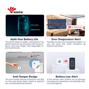 Thermometer Environmental Sensors De Temperatura Temperature and Humidity IoT Sensors Lorawan <strong>Data</strong> <strong>Logger</strong> Lora Smart Sensor - Product Image 5