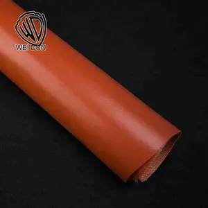 High temp insulation silicone rubber coated glass cloth for fire covers