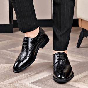 Zapatos de Vestir de Cuero Vacuno Genuino Hechos a Mano de Alta Calidad para <span class=keywords><strong>Hombre</strong></span>, Calzado Formal de <span class=keywords><strong>Boda</strong></span> Italiano de Verano, Zapatos Oxford para <span class=keywords><strong>Hombre</strong></span> - Product Image 2