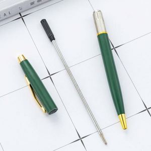 Stylo publicitaire promotionnel en métal minimaliste de 1,0 mm avec logo personnalisé, idéal pour les hôtels et les cadeaux d'entreprise (vente en gros) - Product Image 4