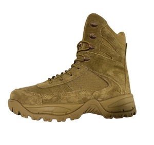 TSB204 Bottes d'entraînement respirantes noires pour hommes, personnalisées pour le camping et le combat, légères, en daim, DF33 - Product Image 1