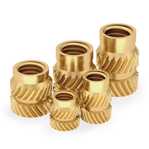 Inserto de cobre para fusión en caliente M1 M2 M3 M4 M5 M6 M8, buje roscado moleteado para plástico - Product Image 4