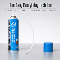 Mousse nettoyante pour climatiseur de voiture MingYangFeng MY-047, spray 550 ml, nettoyage en profondeur sans démontage de l'évaporateur et des aérateurs pour climatisation automobile