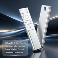 Control Remoto de Aleación de Aluminio JCXK de 15 Teclas para Sistema de Megafonía, Control Remoto OEM ODM Personalizado