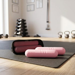 Barre d'haltères en silicone antidérapante pour yoga et pilates avec motif pour les mains, 2-5 kg/paire, produit unisexe pour le sport et les loisirs - Product Image 3