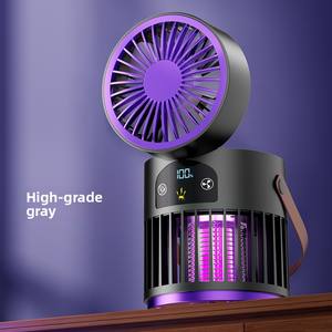 Lámpara <span class=keywords><strong>Antimosquitos</strong></span> con Ventilador y Batería de Litio, Modelo 2026, 2 en 1, 5 Velocidades, Multifuncional, para Exteriores, Camping, Hogar y Escritorio - Product Image 6