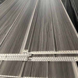 モダンデザインウッド複合<span class=keywords><strong>PVC</strong></span>天井パネル防水耐火天井グリッド直送中国工場 - Product Image 2