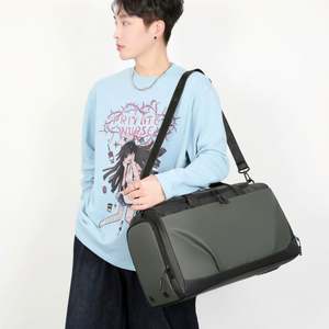 Sacs à bandoulière de week-end imperméables de grande taille populaires et personnalisés, sac de sport élégant, stock local pour unisexe - Product Image 3