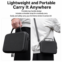 Étui de transport DJI Osmo Action 6, sac de rangement portable en EVA rigide pour accessoires de caméra d'action, pochette de voyage étanche