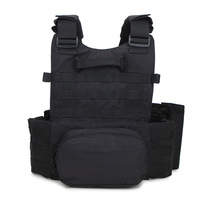 Porte-plaque tactique de protection personnelle PF avec tissu en nylon PE, pour la pêche tactique, la sécurité en plein air, en stock