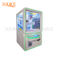 Mini borne d'arcade à monnayeur SOURCE en métal pour enfants et adultes, prise universelle anglaise 110-220V, divertissement intérieur