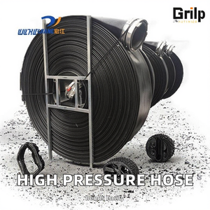 Manguera industrial flexible de 6-12 pulgadas y 50-200 m para retorno de estiércol al campo, minería, succión de petróleo y fracturación de shales, marca ASOE - Product Image 2