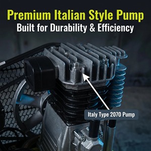 Italie Type 2070 <span class=keywords><strong>Pompe</strong></span> Compresseur d'<span class=keywords><strong>air</strong></span> industriel portable Hf 3hp avec moteur en cuivre 3HP - Product Image 4
