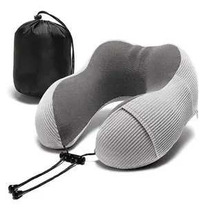 携帯旅行枕飛行機枕ネック枕メモリフォーム