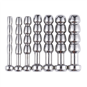 Juego de 7 Piezas de Dilatadores Uretrales de Acero Inoxidable 304, Catéter Uretral, Tapón para Pene Masculino, Tubo de Estiramiento, Juguetes Sexuales para Adultos para Hombres - Product Image 1