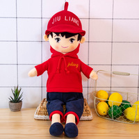 Vente en gros de poupées mignonnes en peluche Garçons et filles poupées pour enfants couples cadeaux de mariage