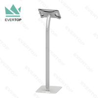 LSF01-B 7-13 "Anti Theft untuk Keamanan iPad Floor Stand dengan Kunci Tablet Kandang Kios Floor Standing untuk Android Surface Go
