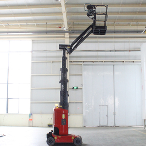 แพลตฟอร์มการทำงานทางอากาศอลูมิเนียมเสาเดี่ยวลิฟต์มาตรฐาน CE 10ม. 12ม. - Product Image 4