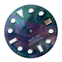 Cadrans OEM MOP avec marqueurs lumineux, montres de luxe, cadrans en nacre, options de personnalisation