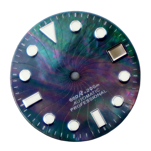 OEM MOP Dials Luminous Markers Luxury Watches Mother of Pearl Dials Customization Options