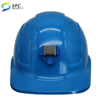 Protection de la tête Construction ABS plastique blanc Casque de travail pour mineur industriel Casque de sécurité pour l'exploitation minière à bord complet avec support de lampe