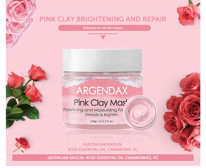 Masque à l'argile rose