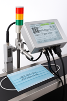 Nouvelle Imprimante Jet d'Encre Industrielle TIJ NASCENT Demi-Pouce Haute Précision 600dpi pour Date d'Expiration, Œufs, Masques, Flex, Multicolore, Automatique