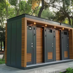 Modern kustom portabel luar ruangan <span class=keywords><strong>toilet</strong></span> Prefab Mobile publik taman kamar mandi WC Panel Sandwich wadah rumah penggunaan luar ruangan - Product Image 3