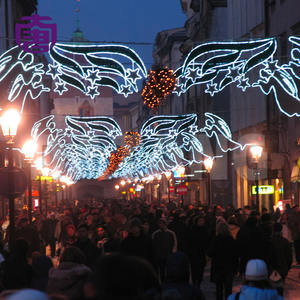 Luces navideñas LED comerciales para exteriores, decoraciones con motivos callejeros para uso en ciudades y centros comerciales navideños - Product Image 5