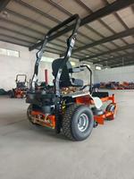 Tondeuse autoportée à moteur essence 4 temps, largeur de coupe de 48 pouces, phares intégrés, pour l'aménagement paysager commercial et les terrains de sport