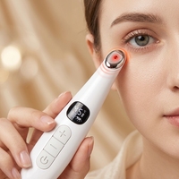 Appareil de massage oculaire chauffant à lumière rouge à marque privée avec vibration, masseur oculaire électrique à usage domestique, soins de beauté medicube