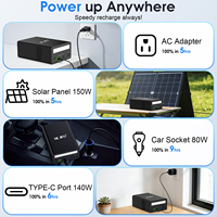 Productos Más Vendidos 2026: Batería Externa de 160000 mAh con Enchufe de CA de 130 W, Carga Súper Rápida de 200000 mAh para Laptop, TV, Dron