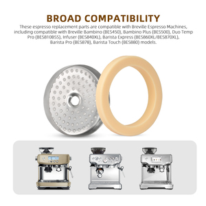 1 Juego de juntas de sellado de pantalla de ducha de 54mm compatibles con modelos de infusor táctil <span class=keywords><strong>Breville</strong></span> Express Bambino Plus <span class=keywords><strong>Barista</strong></span> - Product Image 4