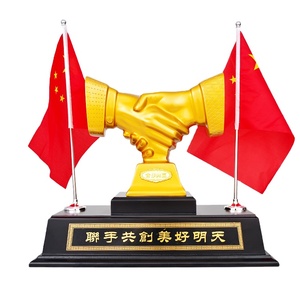 2023 Kích Thước Lớn Cho Bàn Tay Văn Phòng Bắt Tay Sáng Tạo Mới Bằng Nhựa Thủ Công Mỹ Nghệ Mô Hình Bàn Tay Hiện Đại Bắc Âu Điêu Khắc Trang Trí Nhà Cửa - Product Image 1